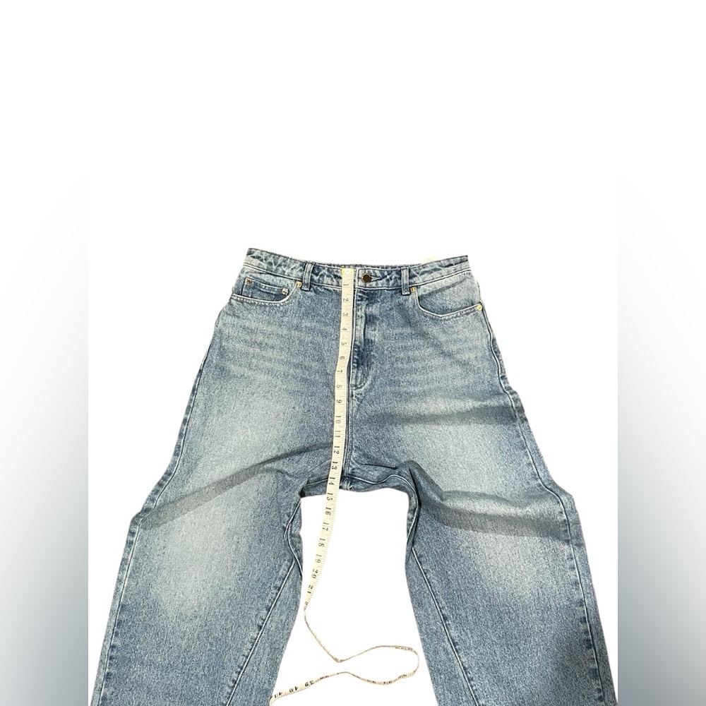 Michael Kors Womens Jeans Wide Leg Button Cropped High Rise Denim Size 10 - Picture 15 of 16